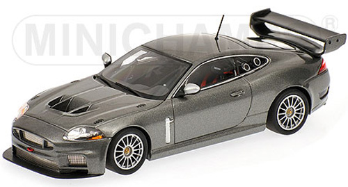 Jaguar XKR GT3 2008 Plain Body Straßenversion grau metallik 1:43 Jaguar XKR GT3 2008 Plain Body Straßenversion grau metallik 1:43